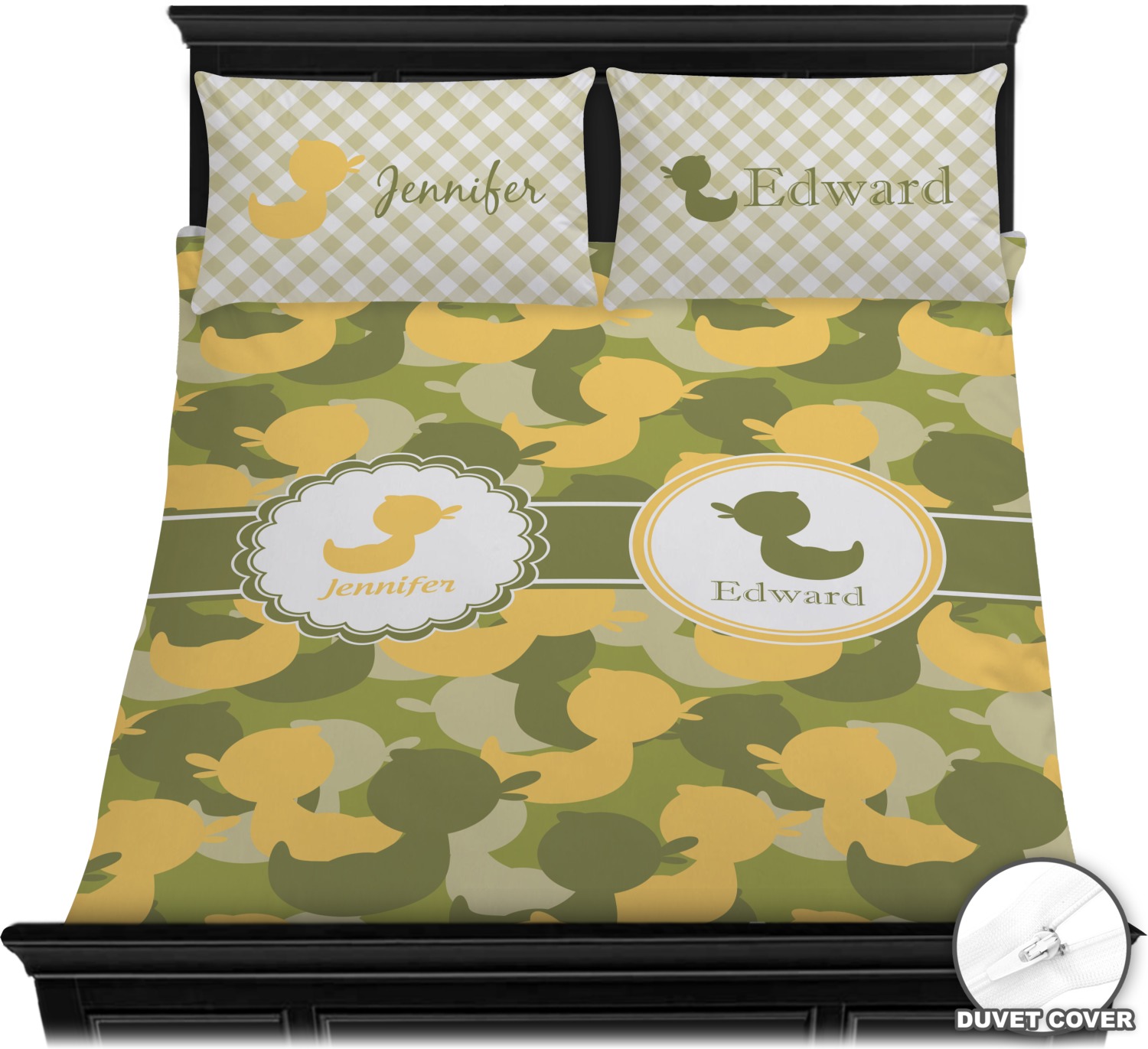Rubber Duckie Camo Duvet Covers Personalized Youcustomizeit