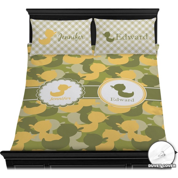 Rubber Duckie Camo Bedding Set (Queen) - Duvet