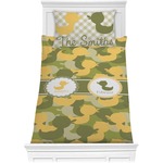 Rubber Duckie Camo Comforter Set - Twin XL (Personalized)