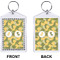 Rubber Duckie Camo Bling Keychain (Front + Back)