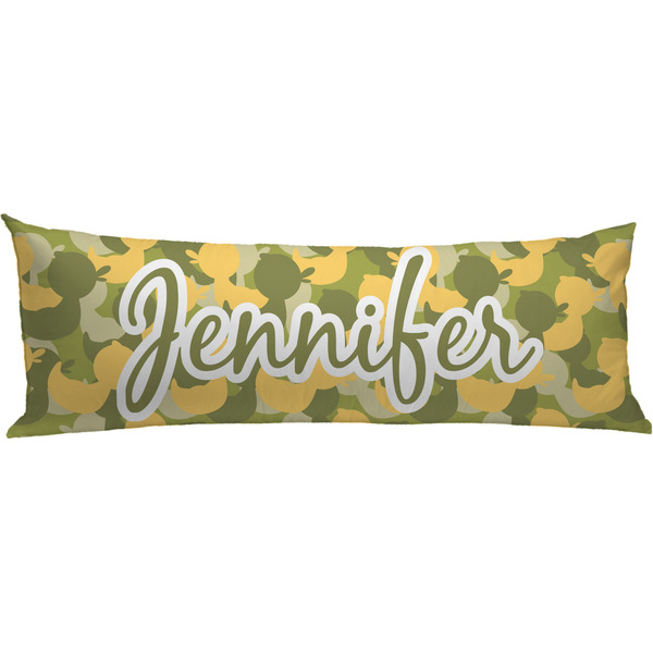 Custom Rubber Duckie Camo Body Pillow Case (Personalized)