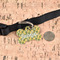 Rubber Duckie Camo Bone Shaped Dog ID Tag - Large - In Context