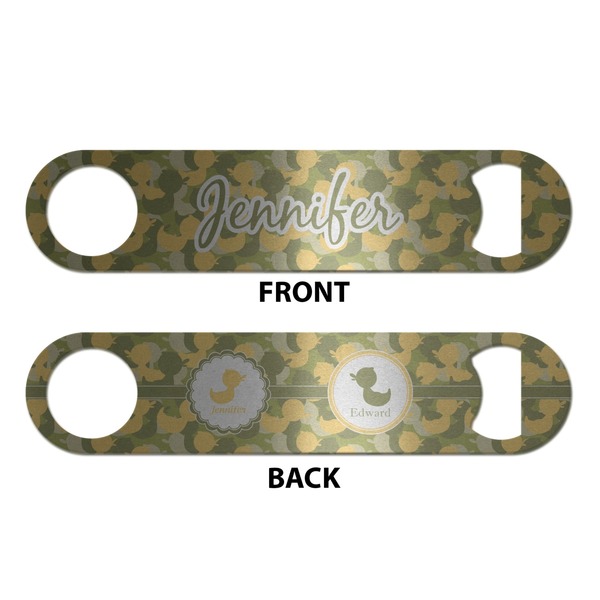 Rubber Duckie Camo Bottle Opener - Front & Back