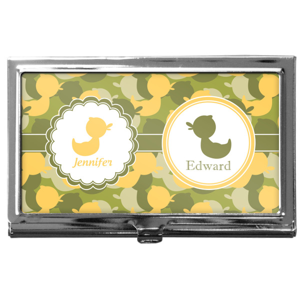 Custom Rubber Duckie Camo Business Card Case