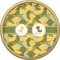 Rubber Duckie Camo Cabinet Knob - Gold - Front