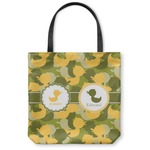 Rubber Duckie Camo Canvas Tote Bag - Small - 13"x13" (Personalized)