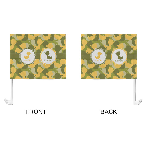 Rubber Duckie Camo Car Flag - Large - APPROVAL