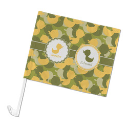 Rubber Duckie Camo Car Flag (Personalized)