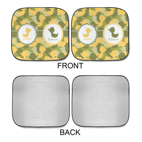 Rubber Duckie Camo Car Sun Shades - APPROVAL