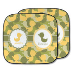 Rubber Duckie Camo Car Sun Shade - Two Piece (Personalized)
