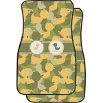 Rubber Duckie Camo Car Floor Mats (Front Seat) (Personalized)