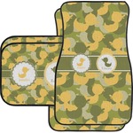 Rubber Duckie Camo Car Floor Mats Set - 2 Front & 2 Back (Personalized)