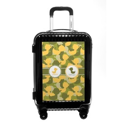 Rubber Duckie Camo Carry On Hard Shell Suitcase (Personalized)