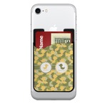 Rubber Duckie Camo 2-in-1 Cell Phone Credit Card Holder & Screen Cleaner (Personalized)