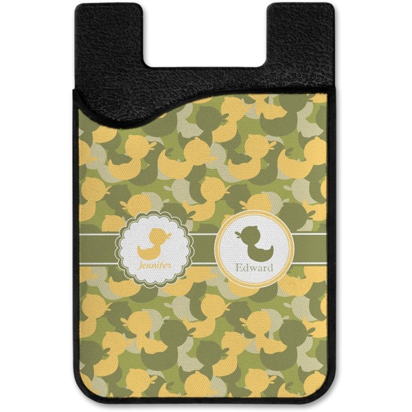 Rubber Duckie Camo Cell Phone Credit Card Holder
