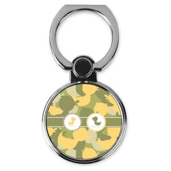 Rubber Duckie Camo Cell Phone Ring Stand & Holder (Personalized)