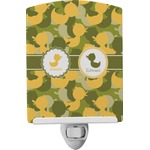 Rubber Duckie Camo Ceramic Night Light (Personalized)