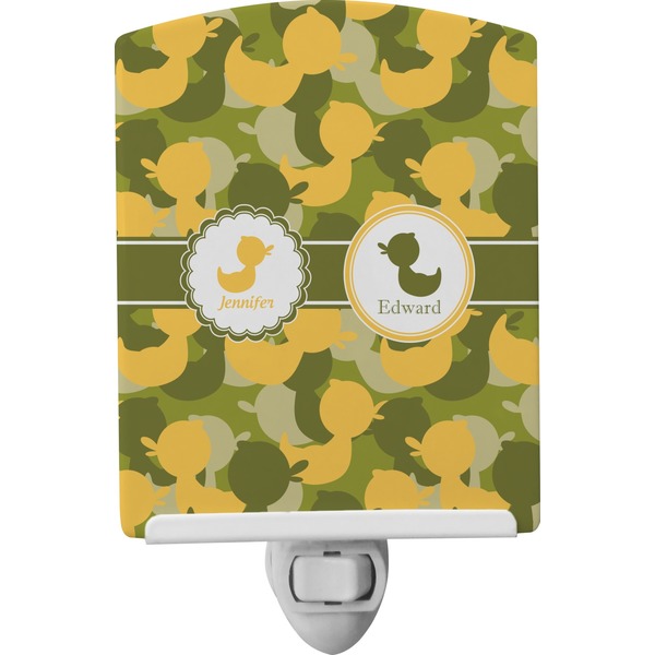 Custom Rubber Duckie Camo Ceramic Night Light (Personalized)