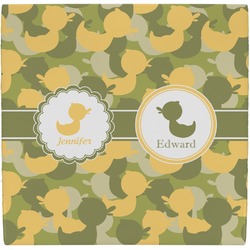 Rubber Duckie Camo Ceramic Tile Hot Pad (Personalized)