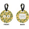 Rubber Duckie Camo Circle Luggage Tag (Front + Back)