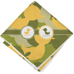Rubber Duckie Camo Cloth Cocktail Napkin - Single w/ Multiple Names