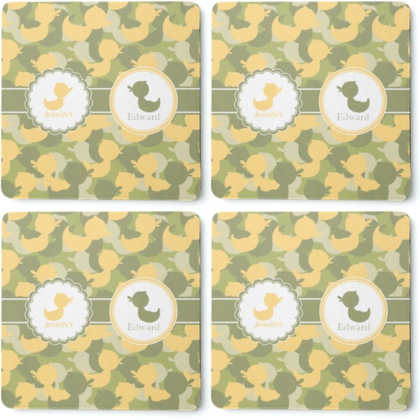 Rubber Duckie Camo Coaster Rubber Back - Apvl