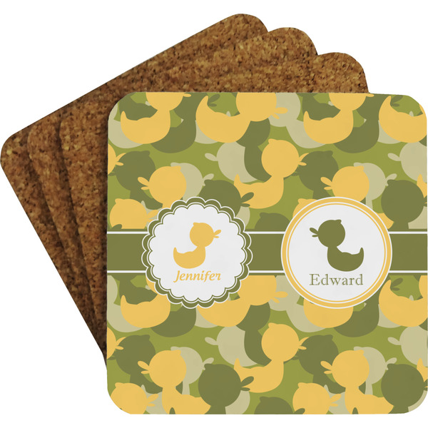 Rubber Duckie Camo Coaster Set (Personalized)