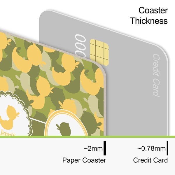 Rubber Duckie Camo Coaster Thickness