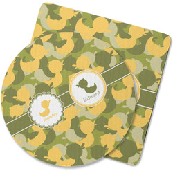 Rubber Duckie Camo Rubber Backed Coaster (Personalized)