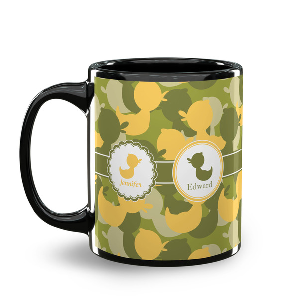 Rubber Duckie Camo Coffee Mug - 11 oz - Black
