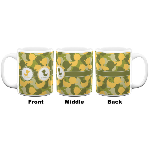 Rubber Duckie Camo Coffee Mug - 11 oz - White APPROVAL