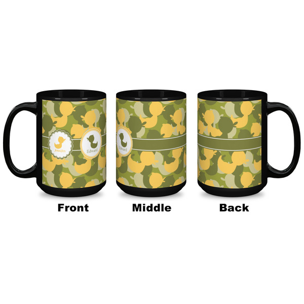 Rubber Duckie Camo Coffee Mug - 15 oz - Black APPROVAL