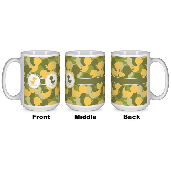 Rubber Duckie Camo Coffee Mug - 15 oz - White APPROVAL