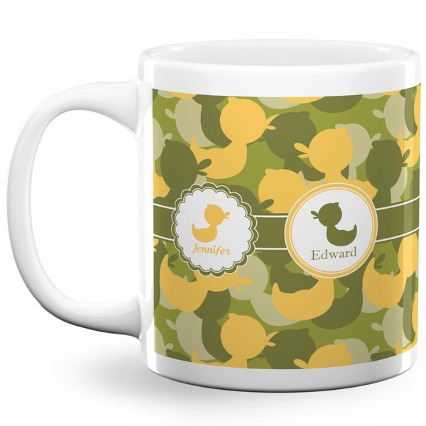 Rubber Duckie Camo Coffee Mug - 20 oz - White
