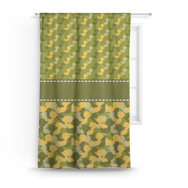 Custom Rubber Duckie Camo Curtain - 50"x84" Panel