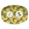 Rubber Duckie Camo Plastic Platter - Microwave & Oven Safe Composite Polymer (Personalized)