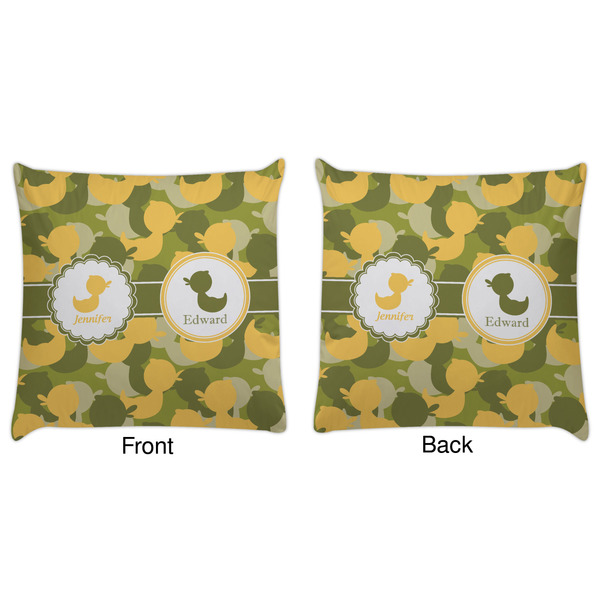 Rubber Duckie Camo Decorative Pillow Case - Approval