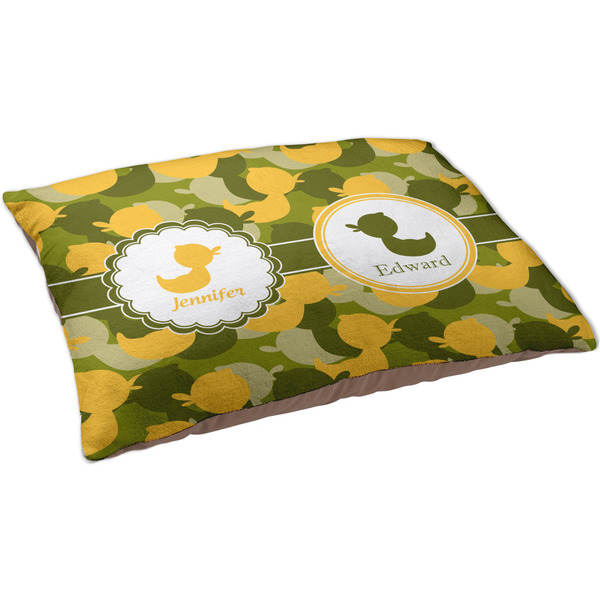 Rubber Duckie Camo Dog Bed - Large