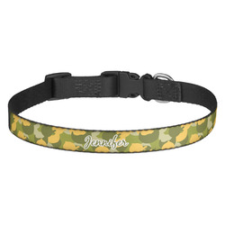 Rubber Duckie Camo Dog Collar (Personalized)