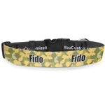 Rubber Duckie Camo Deluxe Dog Collar - Large (13" to 21") (Personalized)