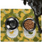 Rubber Duckie Camo Dog Food Mat - Large LIFESTYLE