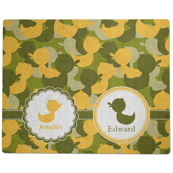 Rubber Duckie Camo Dog Food Mat - Large without Bowls