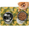 Rubber Duckie Camo Dog Food Mat - Small LIFESTYLE