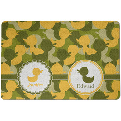 Rubber Duckie Camo Dog Food Mat w/ Multiple Names