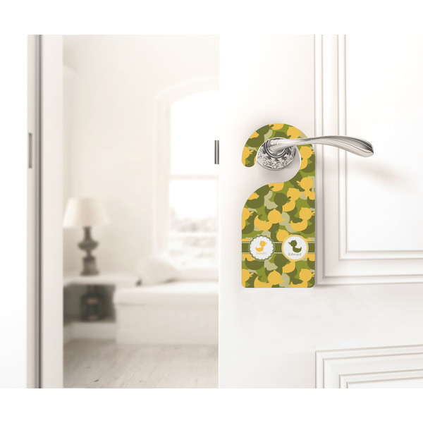 Rubber Duckie Camo Door Hanger - LIFESTYLE