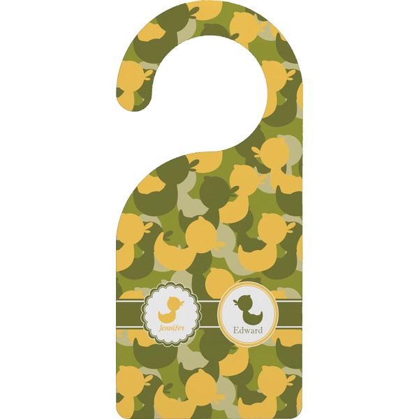 Custom Rubber Duckie Camo Door Hanger (Personalized)