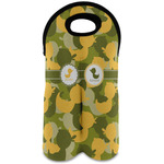 Rubber Duckie Camo Wine Tote Bag (2 Bottles) (Personalized)