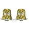 Rubber Duckie Camo Drawstring Backpack Front & Back Medium
