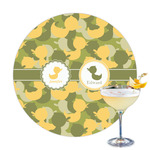 Rubber Duckie Camo Printed Drink Topper (Personalized)