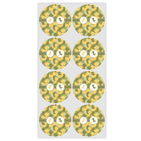 Rubber Duckie Camo Drink Topper - Medium - Set of 12